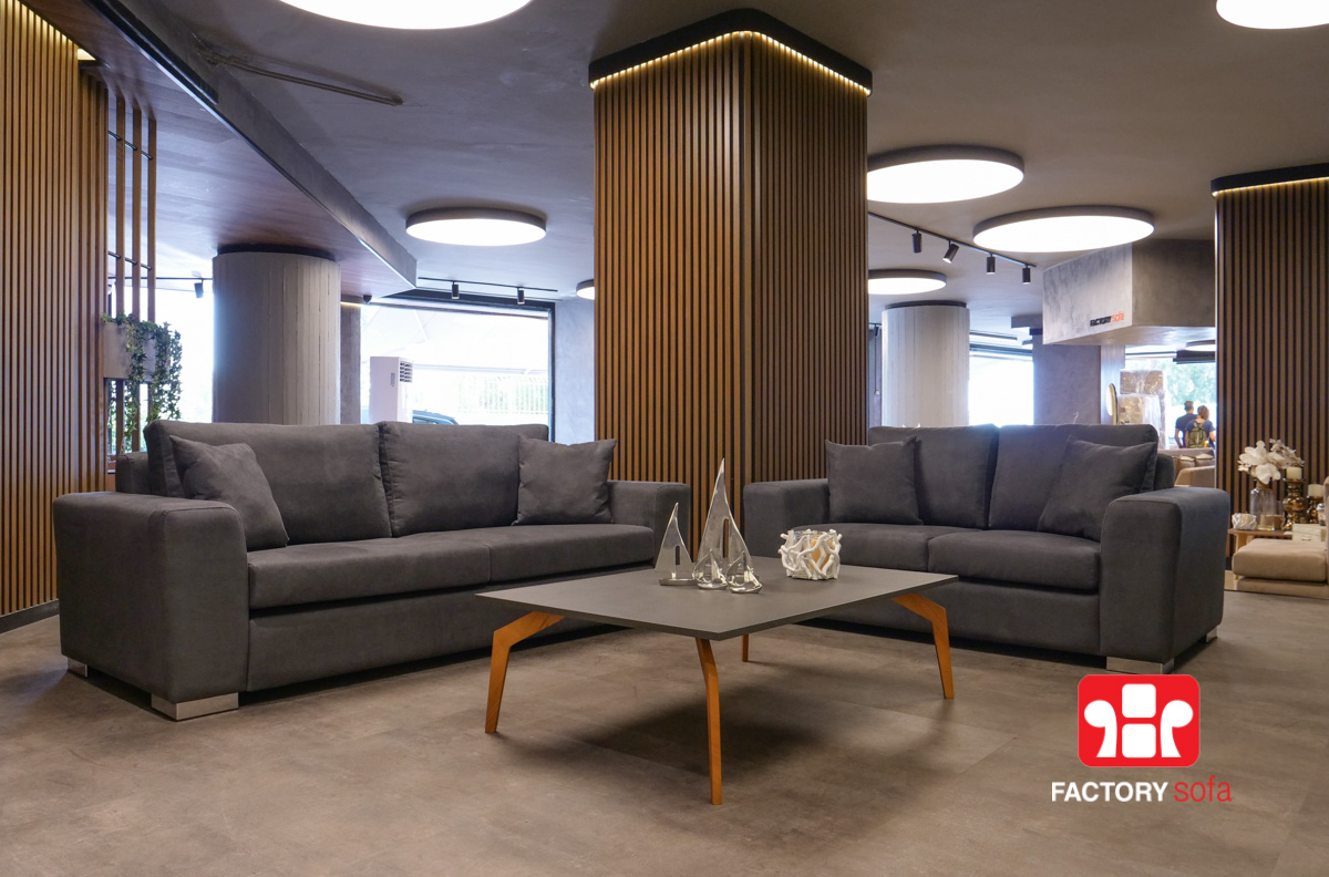 Σαλόνι Τριθέσιο Διθέσιο Andros | Σαλόνια Καναπέδες Factory Sofa Προσφορές