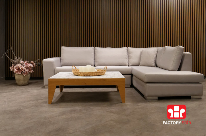 SERIFOS Corner Sofa • Dimension 2.70m. X 2.00m. • With waterproof fabric