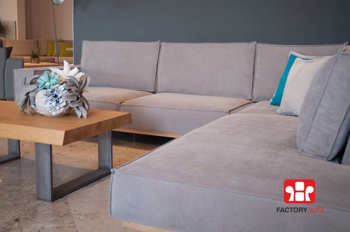 KEFALONIA Corner Sofa • Dimension 3.00m X 2.50m • Waterproof Fabric • Over 100 colors of fabric to choose from • Removable fabrics from the cushions • 10 years guarantee
