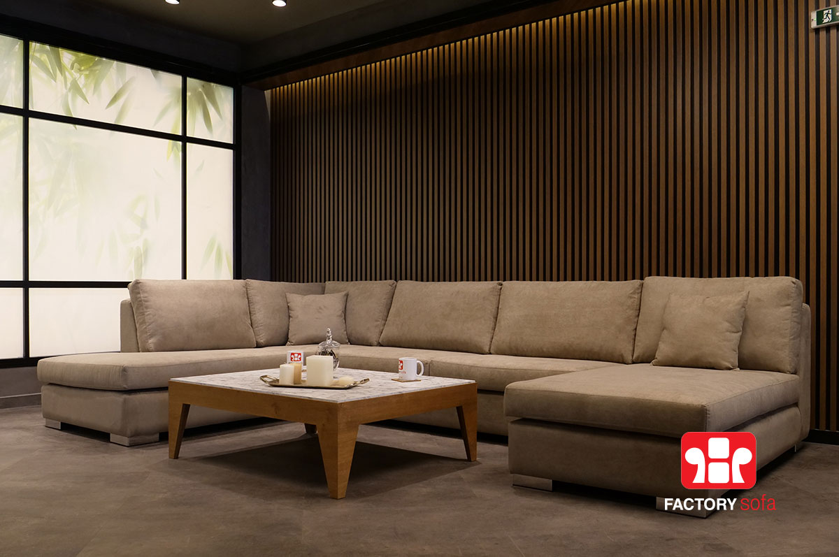 Σαλόνι ASTIPALEA σε σχήμα Πι | Σαλόνια Καναπέδες Factory Sofa Προσφορές