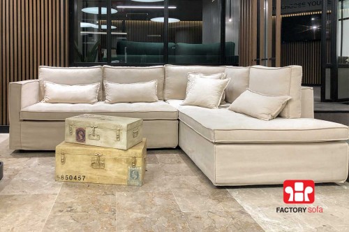 Naxos Corner Sofa 2,70m x 2,00m With waterproof fabric