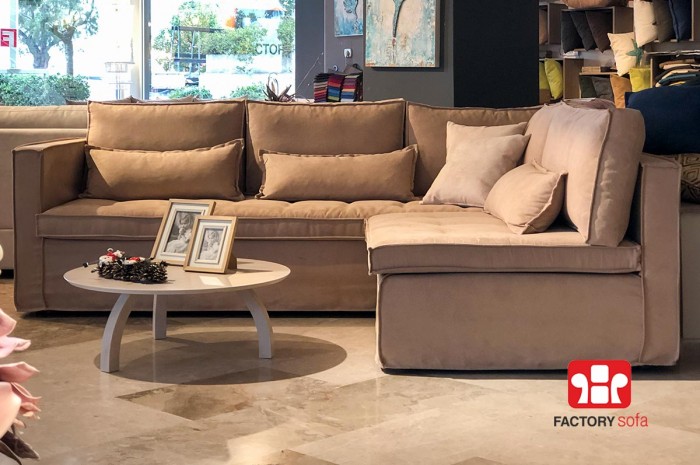 Naxos Modular Sofa, 2,50m x 2.00m. • Available with waterproof fabric • Wide variety of colors &  10-year written guarantee!! Factory Sofa.