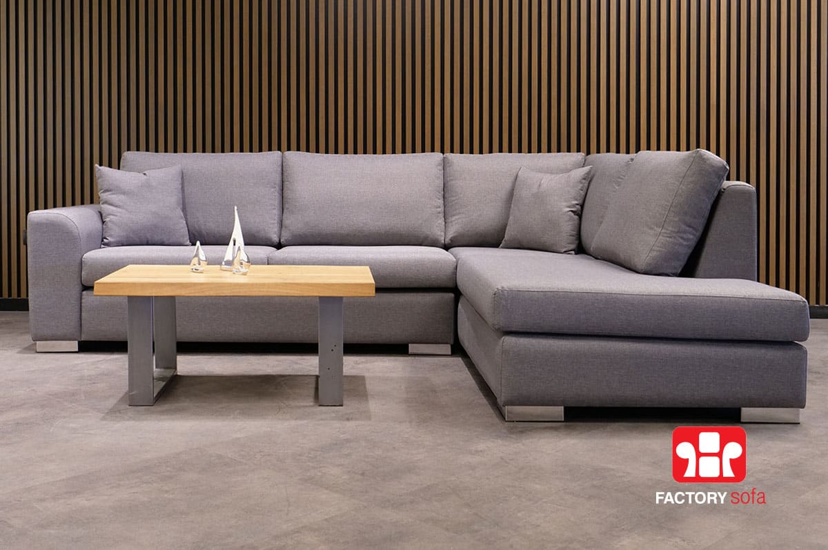 Γωνιακό Σαλόνι Skopelos με Κάθισμα Memory Foam | Σαλόνια Καναπέδες Factory Sofa Προσφορές