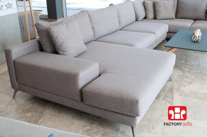 Paxoi U-Sofa available with waterproof fabric • Dimension 4.00m x 2.40m x 1.50m • It consists of 3 parts in a U arrangement • Large comfortable recliner. • Seat cushions with Memory Foam. • Αποστολή σε όλη την Ελλάδα!