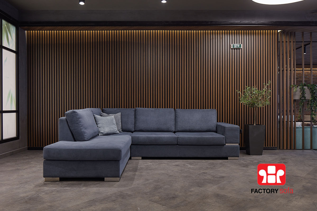 Σαλόνι Γωνία Skyros 2.80m x 2.20m | Σαλόνια Καναπέδες Factory Sofa Προσφορές