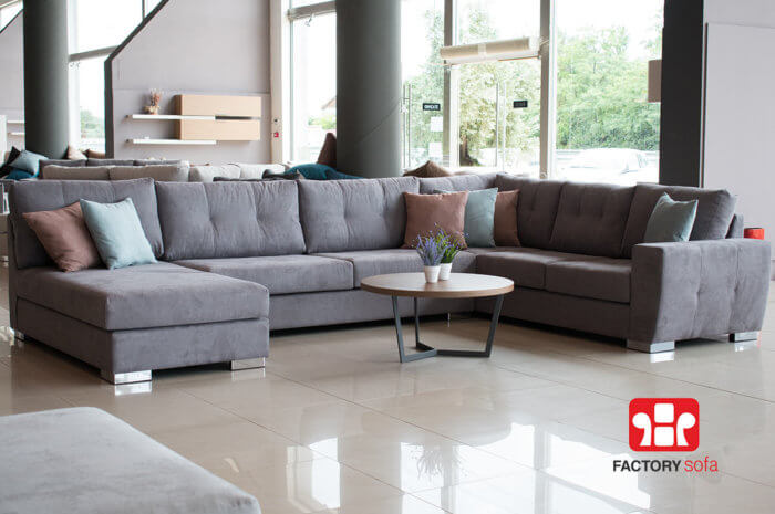 Sitia U - Sofa • Dimension 2.40m x 3.50m x 1.60m • It consists of 3 parts in a U arrangement which can be placed independently. • The fabric from the back cushions & seat covers have a zipper. • Available with waterproof fabric • Fabric selection option • 10-year written guarantee!