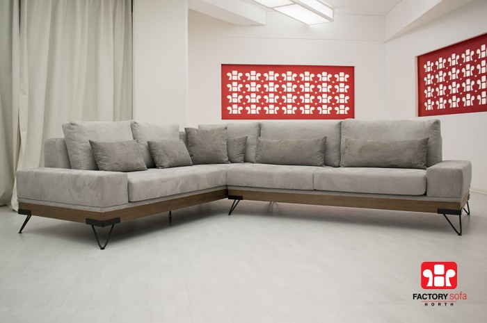 Σαλόνι Γωνία Chalki 3.00m x 2.50m | Σαλόνια Καναπέδες Factory Sofa Προσφορές