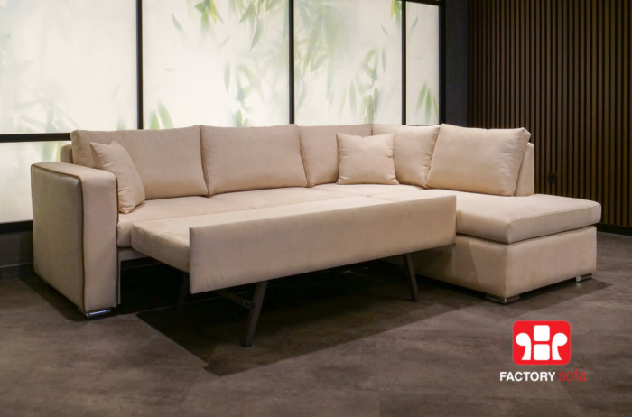 Γωνιακός Καναπές Κρεβάτι Rhodos | Σαλόνια Καναπέδες Factory Sofa Προσφορές