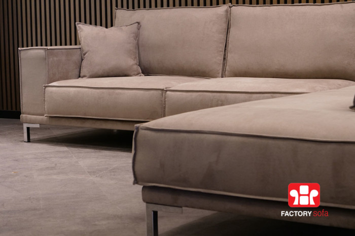 Γωνιακό Σαλόνι Thassos | Σαλόνια Καναπέδες Factory Sofa Προσφορές