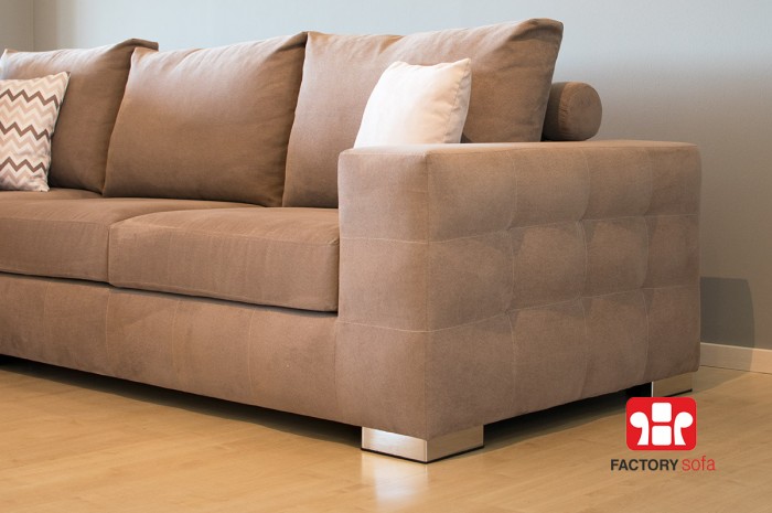 Amorgos QM Corner Sofa Bed with Foldable Mechanism