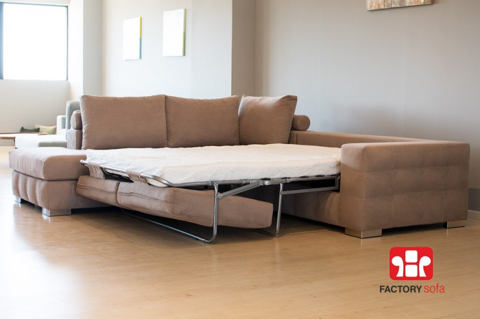 Γωνιακός καναπές κρεβάτι Amorgos QM με αναδιπλούμενο μηχανισμό