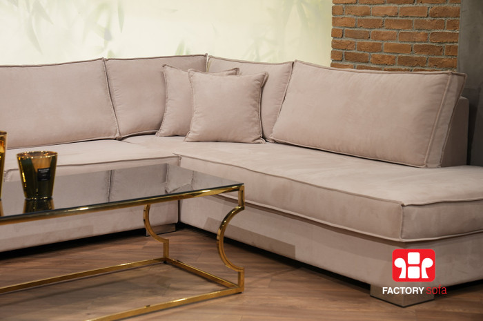 Γωνιακός Καναπές Chania | Σαλόνια Καναπέδες Factory Sofa