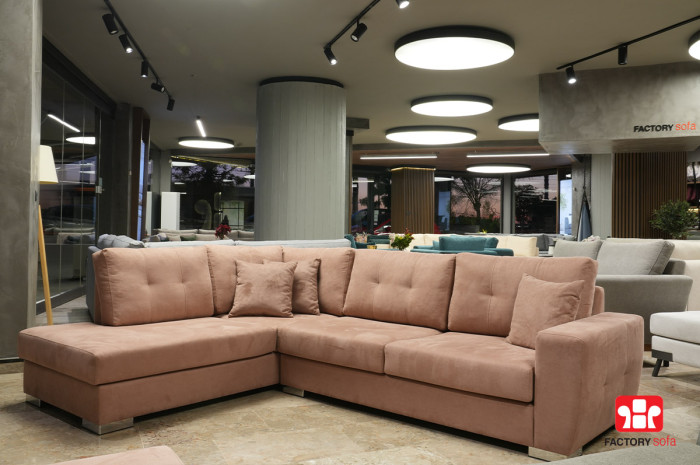 Σαλόνι γωνία Sitia | Σαλόνια Καναπέδες Factory Sofa