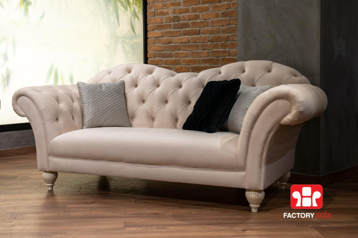 Σαλόνι Τριθέσιο Διθέσιο GLAMOROUS | Factory Sofa σειρά Exclusive